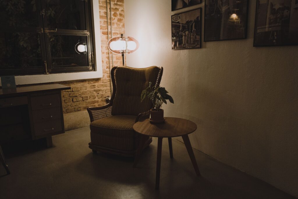 Armchair Dimly Lit